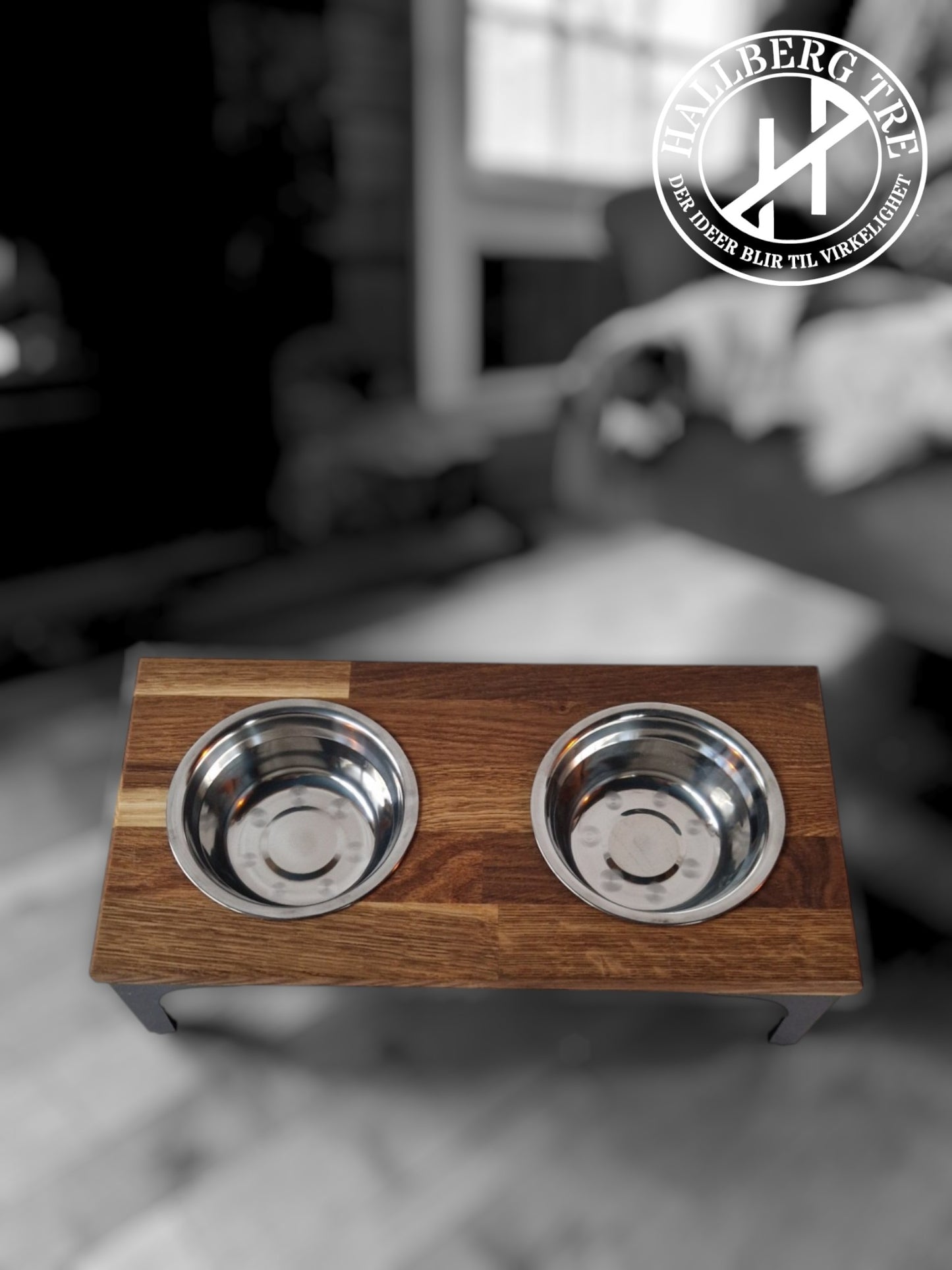 Matskålstativ til din firbente venn, Passer for katt eller liten hund