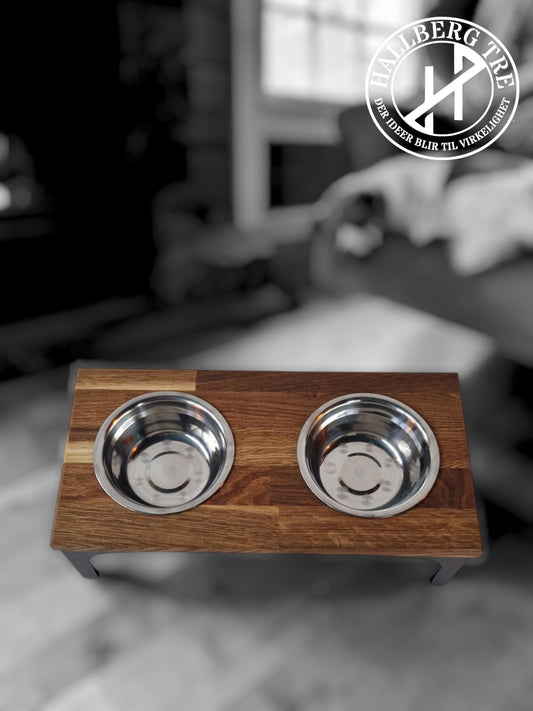 Matskålstativ til din firbente venn, Passer for katt eller liten hund