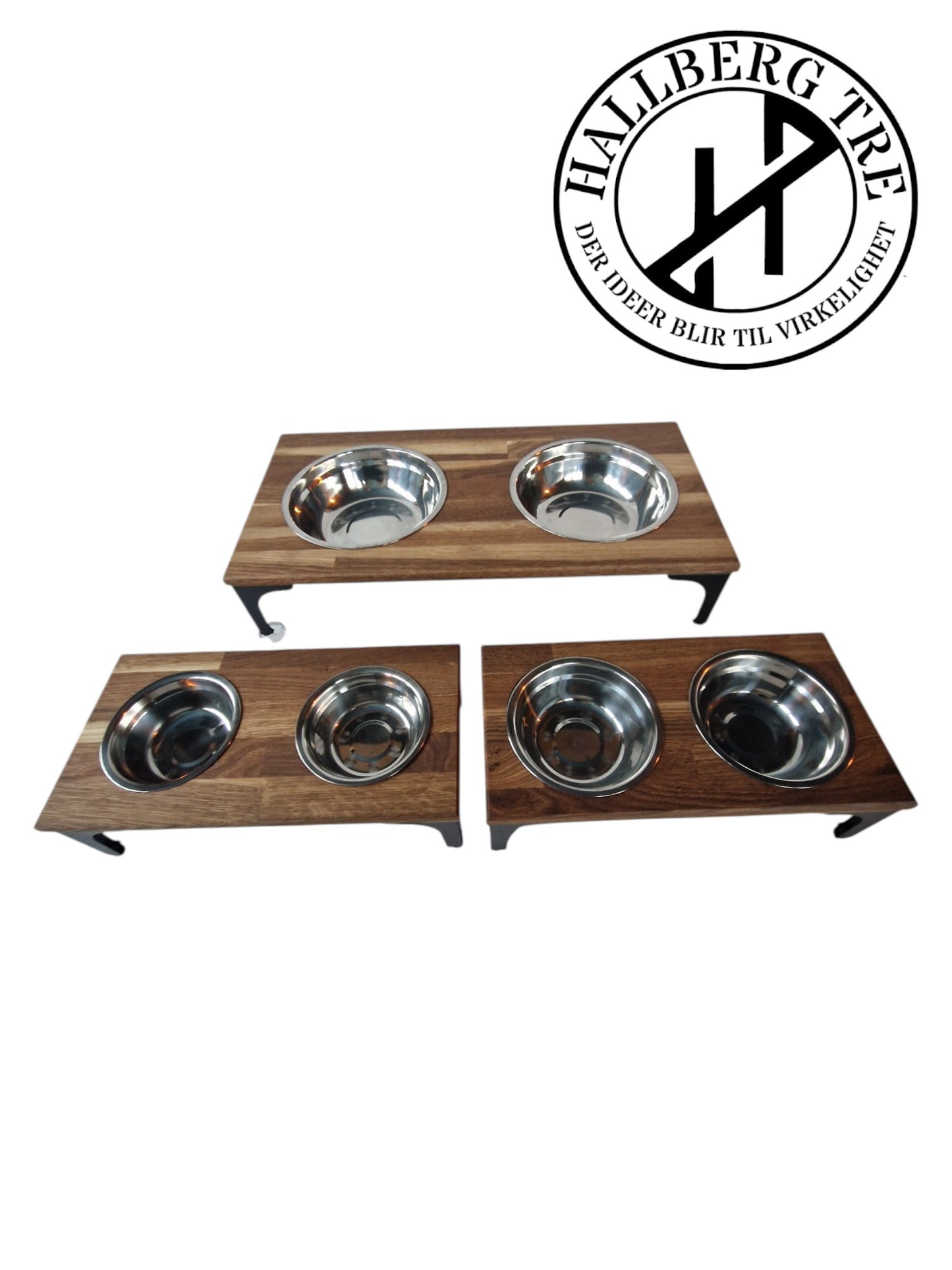 Matskålstativ til din firbente venn, Ideell for en mellomstor hund