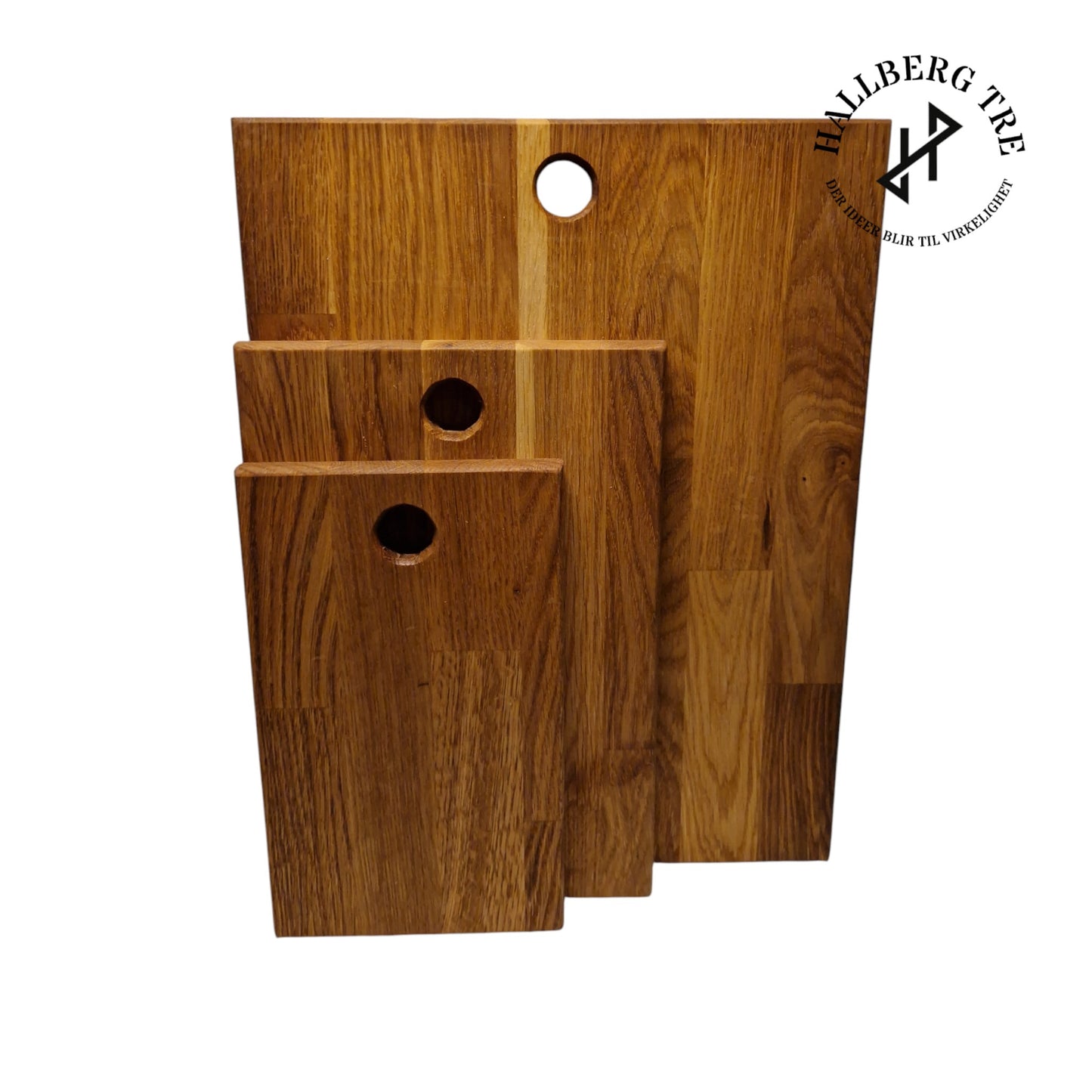 Sett med heltre eike fjøler