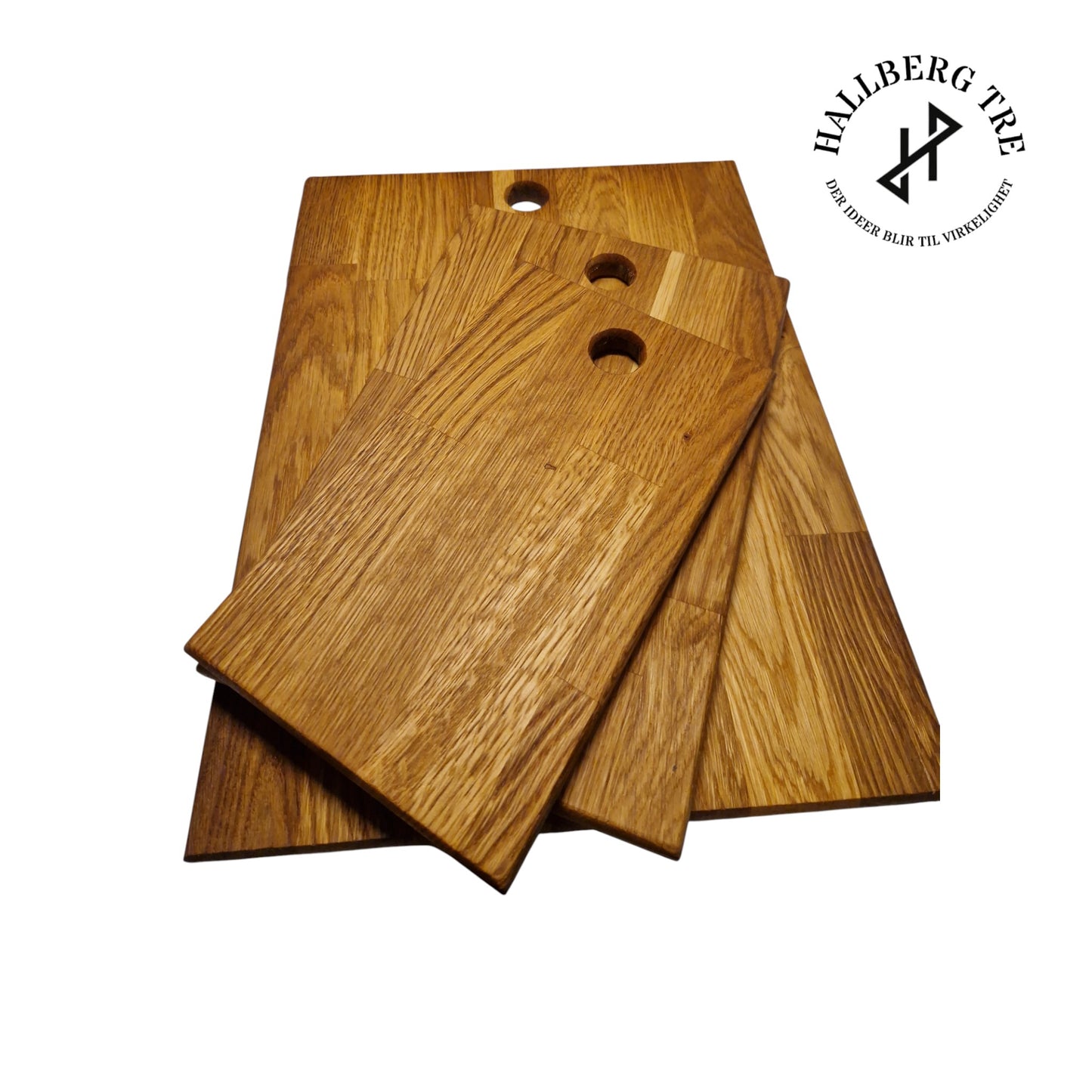 Sett med heltre eike fjøler