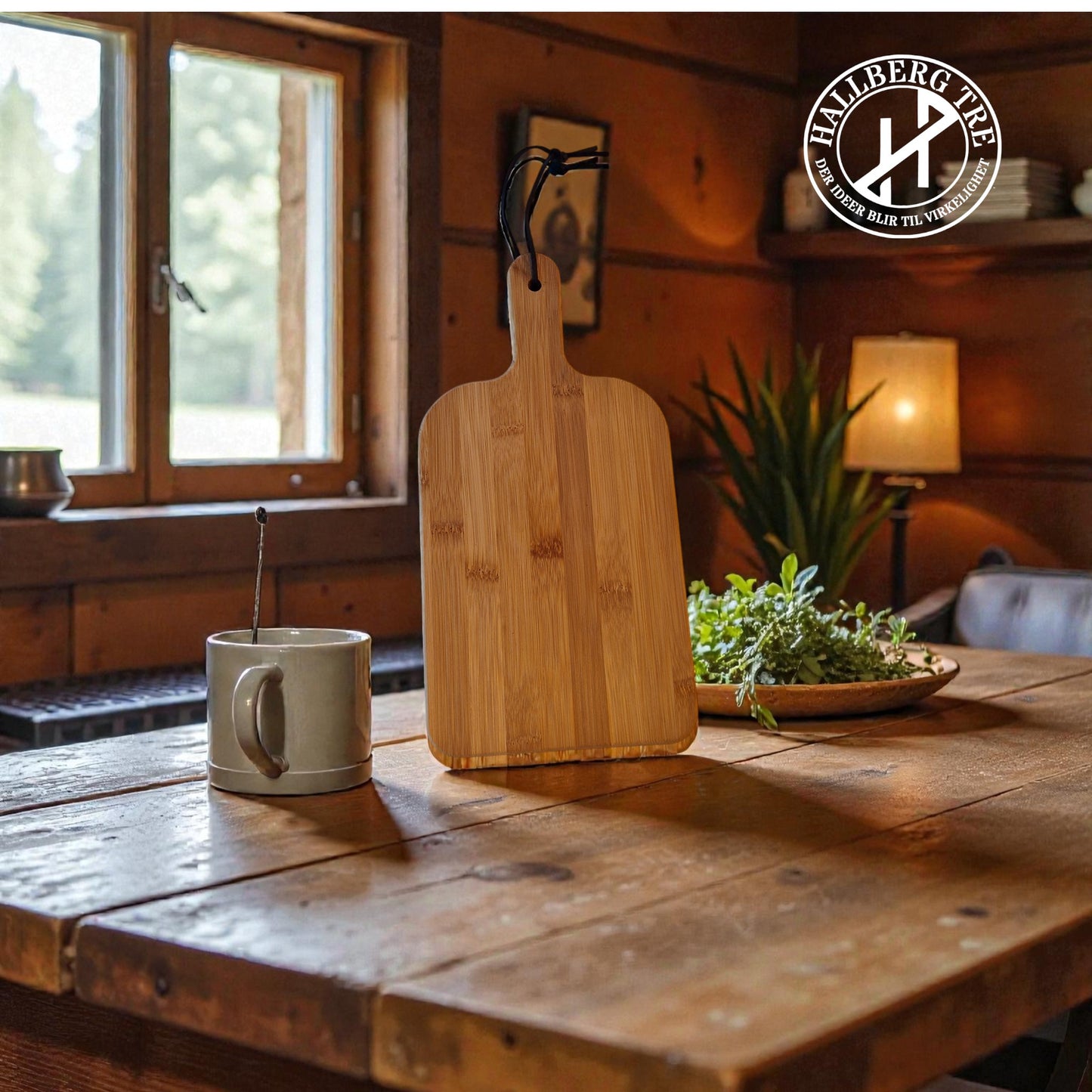 Bambus skjærebrett – Bærekraftig og stilrent 28 x 14 cm