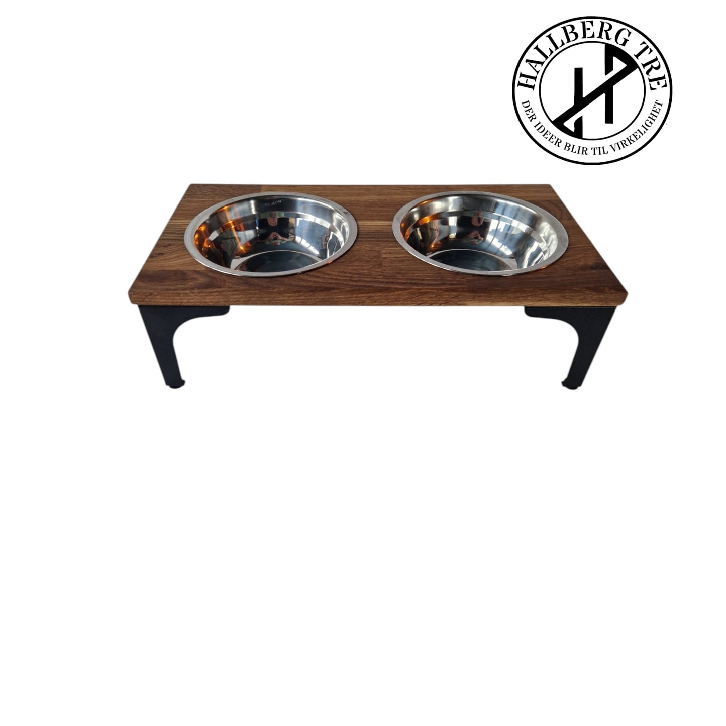 Matskålstativ til din firbente venn, Ideell for en mellomstor hund