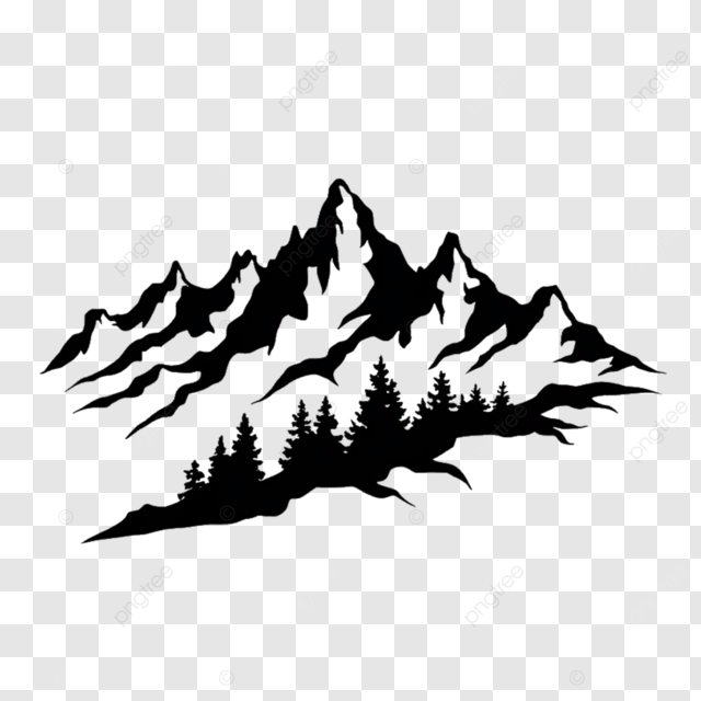 Tre og fjell
